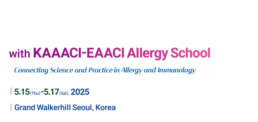 KAAACI SEOUL INTERNATIONAL CONGRESS 2025 May 16(FRI) ~ 17(SAT), 2025 Grand Walkerhill Hotel Seoul, Korea